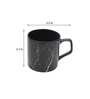 Premium 180ml Black & Gold Ceramic (Set of 6) Tea Cups
