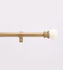 Premium 19mm Iron Curtain Rod with Marble Finial
