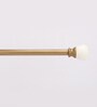 Premium 19mm Iron Curtain Rod with Marble Finial
