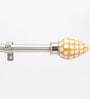 19mm Iron Curtain Rod with Mother Of Pearl Finial