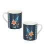 Premium 300ml Blue Ceramic (Set of 2) Coffee Mug