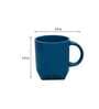 Premium 320ml Blue Ceramic (Set of 2) Coffee Mug
