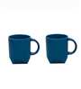Premium 320ml Blue Ceramic (Set of 2) Coffee Mug