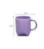 Premium 320ml Purple Ceramic (Set of 2) Coffee Mug