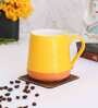 Premium 320ml Yellow Ceramic Coffee Mug
