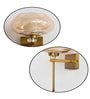 Premium Amber Kachori Glass Wall Sconce