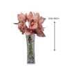 Premium Artificial Light Pink Orchid Flower Bunch (Lpink)