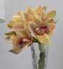 Premium Artificial Orchid Flower Bunch with 6 Flower Heads (Brown) Premium Artificial Orchid Flower Bunch with 6 Flower Heads (Brown)