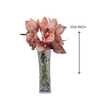 Premium Artificial Orchid Flower Bunch  with 6 Flower Heads (Pink)