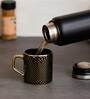 Premium Thermosteel 1 Ltr Black Stainless Steel Bottle