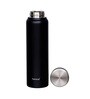 Premium Thermosteel 1 Ltr Black Stainless Steel Bottle