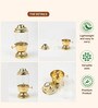 Golden Premium Brass Akhand Diya