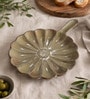 Rustic Ceramic Pizza Platter With Handle