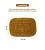 Premium Cotton Door Mat with Anti Skid Backing for Bathroom and Doorway Use