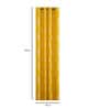 Yellow Traditional Cotton 9 Ft Light Filtering Eyelet Door Curtain