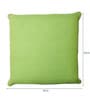 Green Solid Cotton 24 x 24 Inches Cushion Covers (Set of 2)