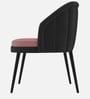 Premium Curved Accent Chair In Dark Grey Colour