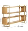 Premium Decorative Joint Designer Bookshelf In Oak Finish