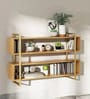 Premium Decorative Joint Designer Bookshelf In Oak Finish