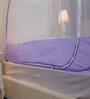 Premium Double Bed King Polyester Mosquito Net In Purple