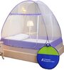Premium Double Bed King Polyester Mosquito Net In Purple