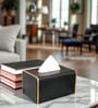 Premium Faux Leather Tissue Holder Box