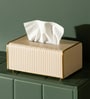 Premium Faux Leather Tissue Holder Box