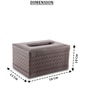 Premium Faux Leather Tissue Holder Box