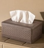 Premium Faux Leather Tissue Holder Box