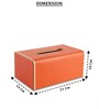 Premium Faux Leather Tissue Holder Box