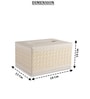 Premium Faux Leather Tissue Holder Box