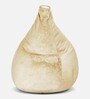 Premium Fur XXL Bean Bag with Beans in Cream Colour