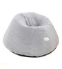 Premium Fur XXL Bean Bag with Beans in Grey Colour
