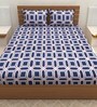 Premium Glace Cotton 200TC Double Bedsheet With 2 Pillow Cover
