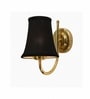 Premium Gold Wall Light with Black Cotton Shade  Decor