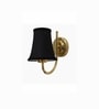 Premium Gold Wall Light with Black Cotton Shade  Decor