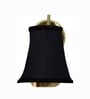 Premium Gold Wall Light with Black Cotton Shade  Decor