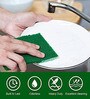 Premium Green Reusable Household Scrub Pad for Kitchen (pack of 4)
