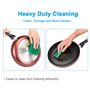 Premium Green Reusable Household Scrub Pad for Kitchen (pack of 4)