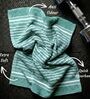 Sea Grey And White 100% Cotton 400 Gsm Hand Towels Pack Of 4