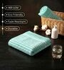 Sea Grey And White 100% Cotton 400 Gsm Hand Towels Pack Of 4