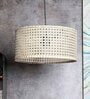 Premium Handmade Rattan Cane Pendant Hanging Light (Beige)