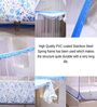 Premium King Size Bed Polyester Mosquito Net In Blue