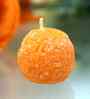 Set Of 4 Orange Wax Motichoor Candles
