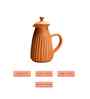 Premium Large Terracotta flat/base Jug