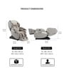 Premium Leather Massage Chair In Beige Colour Premium Leather Massage Chair In Beige Colour