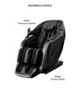 Premium Leather Massage Chair In Black Colour Premium Leather Massage Chair In Black Colour