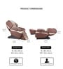 Premium Leather Massage Chair In Light Brown Colour Premium Leather Massage Chair In Light Brown Colour