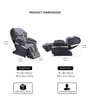 Premium Leather Massage Chair In Light Grey Colour Premium Leather Massage Chair In Light Grey Colour