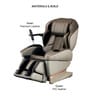 Premium Leather Massage Chair Smoke In Beige Colour